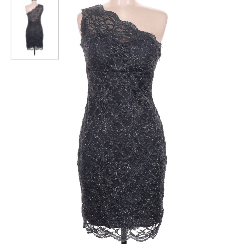 Morgan & Co Charcoal Dress Size 1